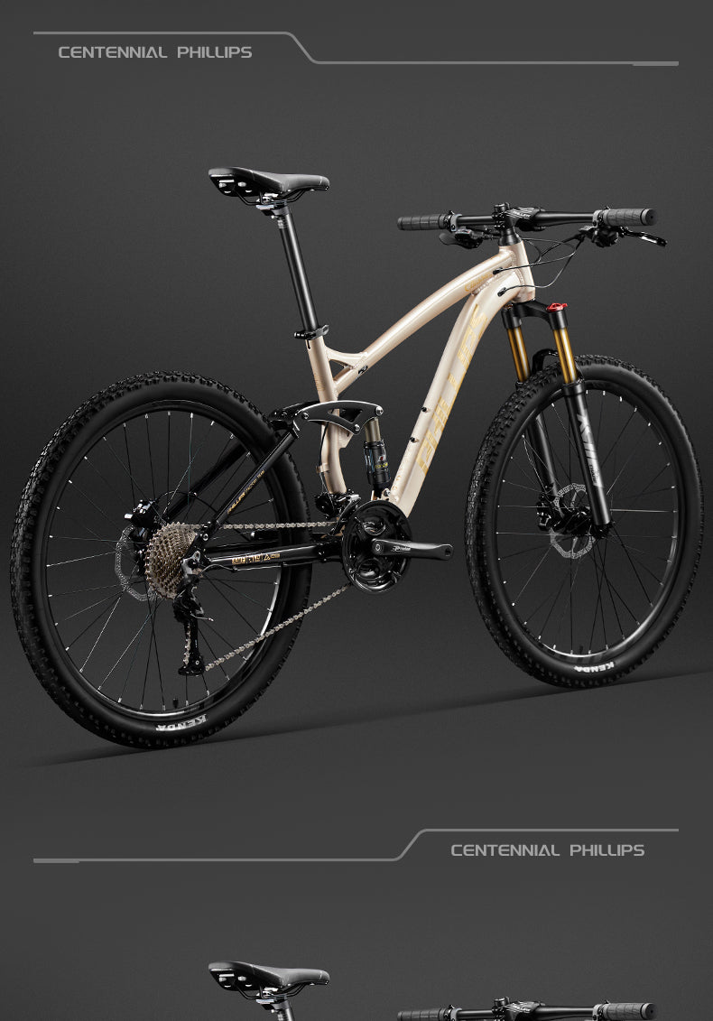 Philips Soft Tail Mountain Bike Full Suspension Shimano Gears Hydraulic Disc MTB